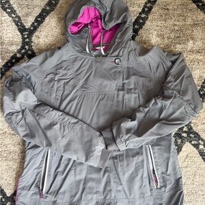 Cabela's Gray Ski Jacket with Pink Accents
